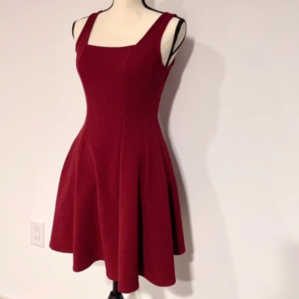 Wet Seal Burgundy Strap Dress
